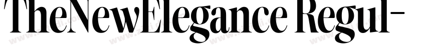 TheNewElegance Regul字体转换 TheNewElegance Regul字体转换
